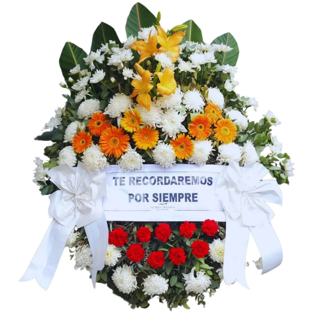 Corona funebre clasica plus